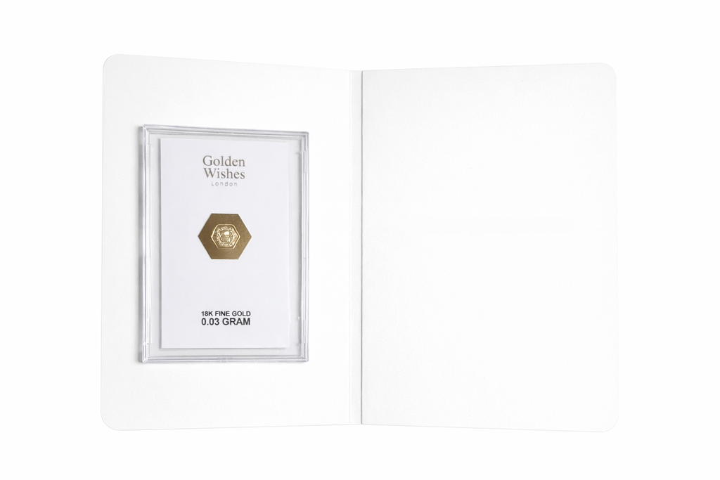 0.03 Gram 18K Gold Gift - Encapsulated Keepsake