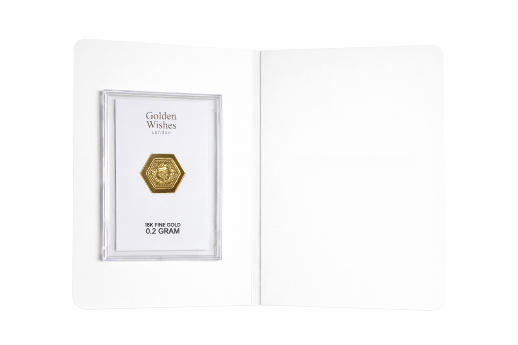 0.2 Gram 18K Gold Gift - Encapsulated Keepsake