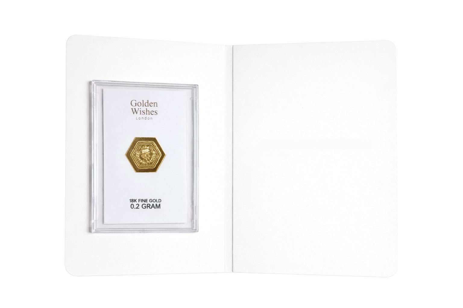 0.2 Gram 18K Gold Gift - Encapsulated Keepsake