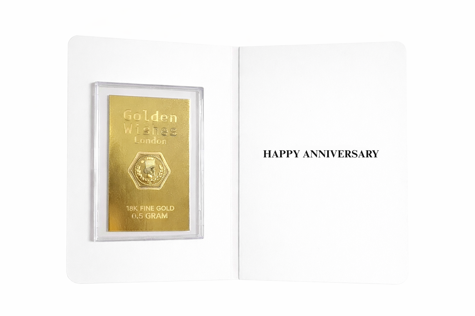 0.5 Gram 18K Gold Gift - Encapsulated Keepsake