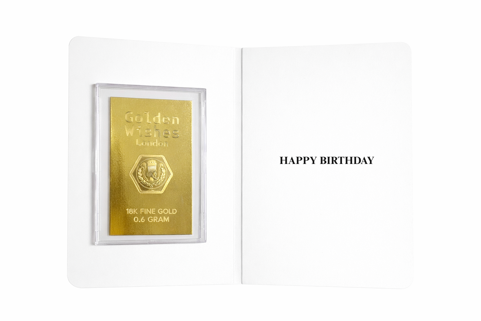 0.6 Gram 18K Gold Gift - Encapsulated Keepsake